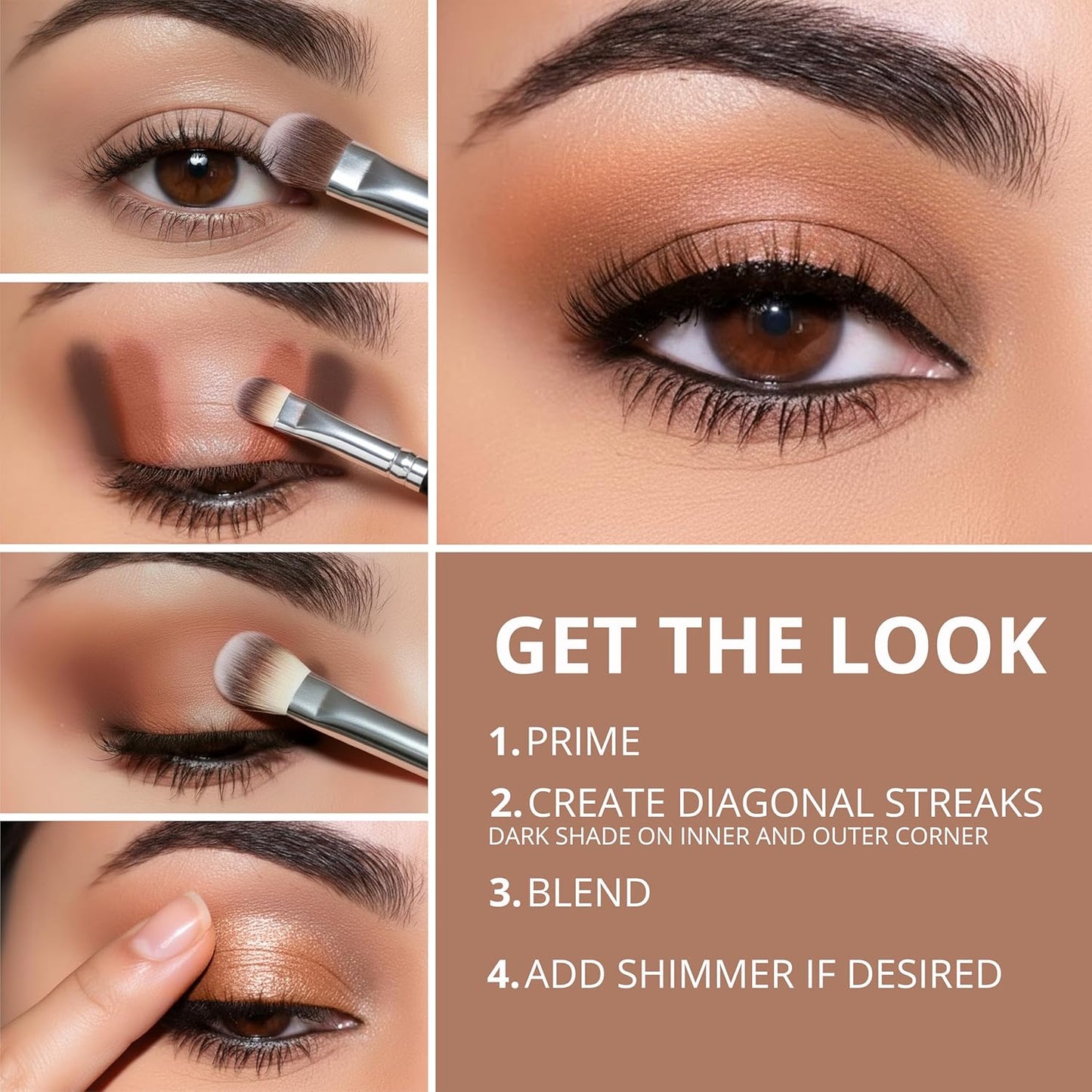 Eyeshadow Palette Bronze - Lamora Beauty