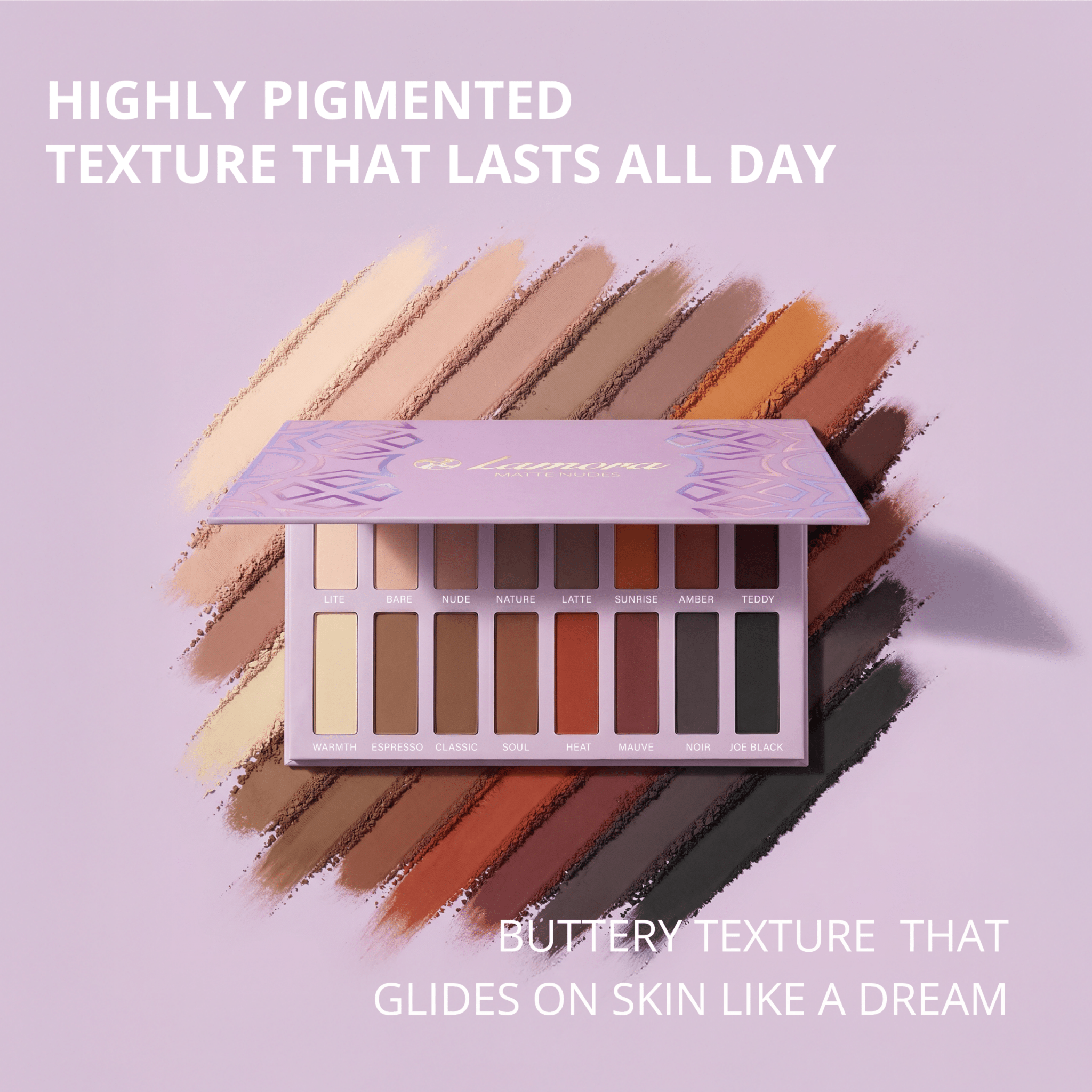 Eyeshadow Palette Matte UK - Lamora Beauty