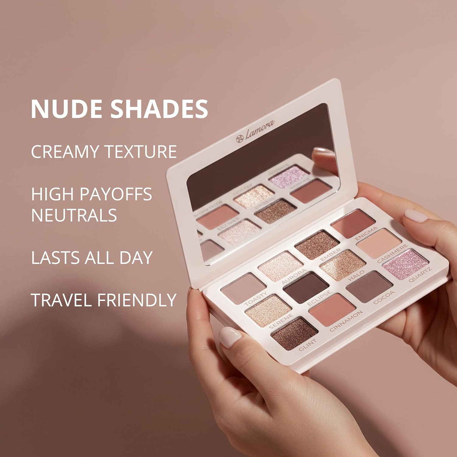 Eyeshadow Palette Nude - Lamora Beauty