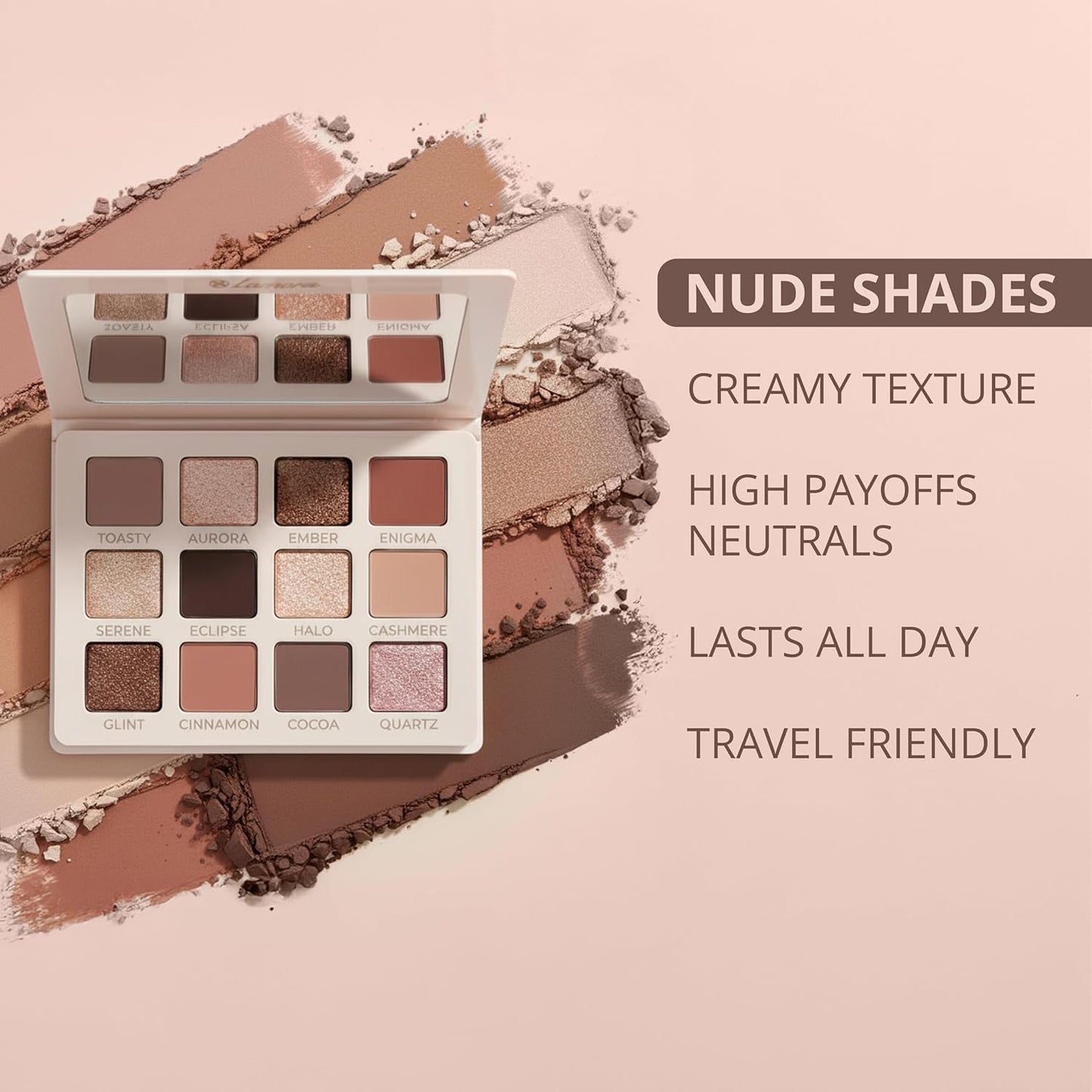 Eyeshadow Palette Nude - Lamora Beauty