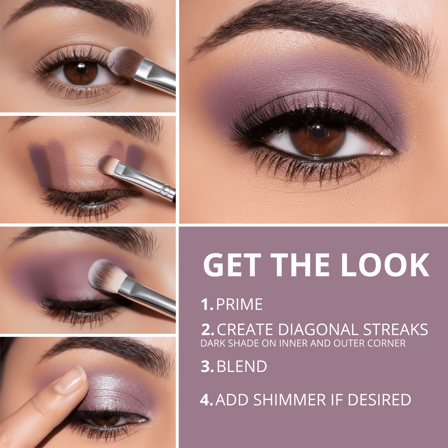 Eyeshadow Palette Purple - Lamora Beauty