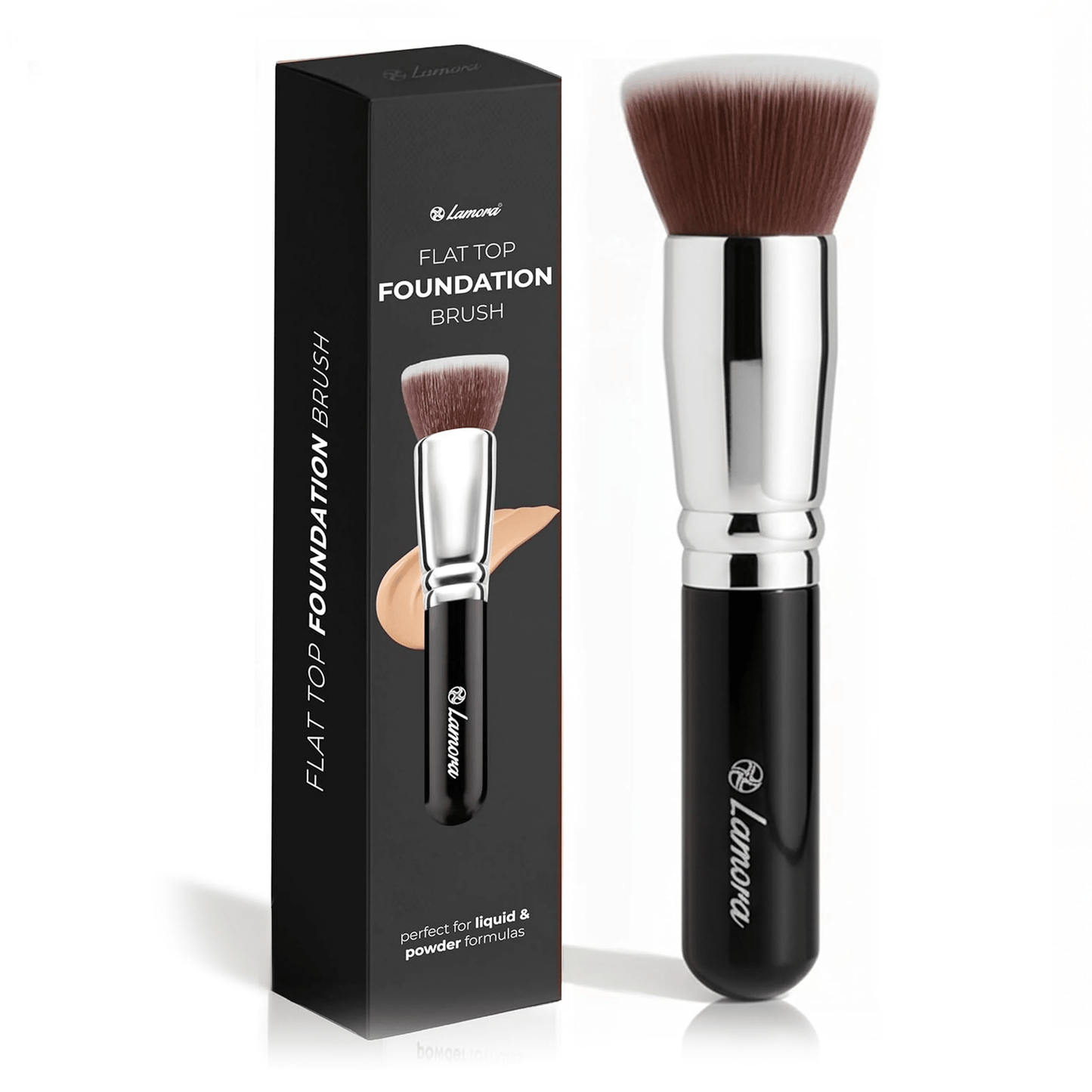 Foundation Brush Black - Lamora Beauty