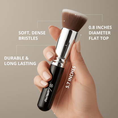 Foundation Brush Black - Lamora Beauty