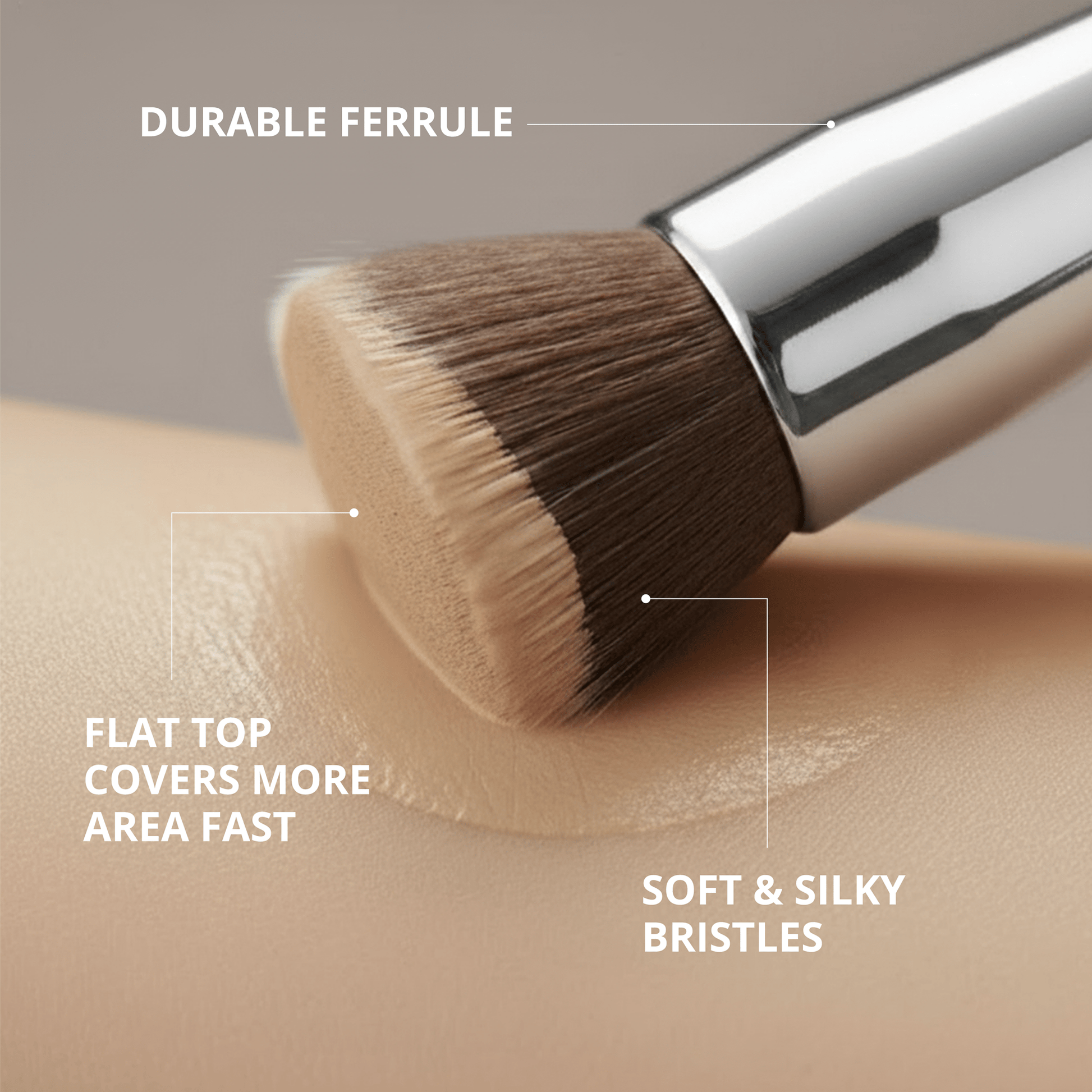 Foundation Brush Black - Lamora Beauty