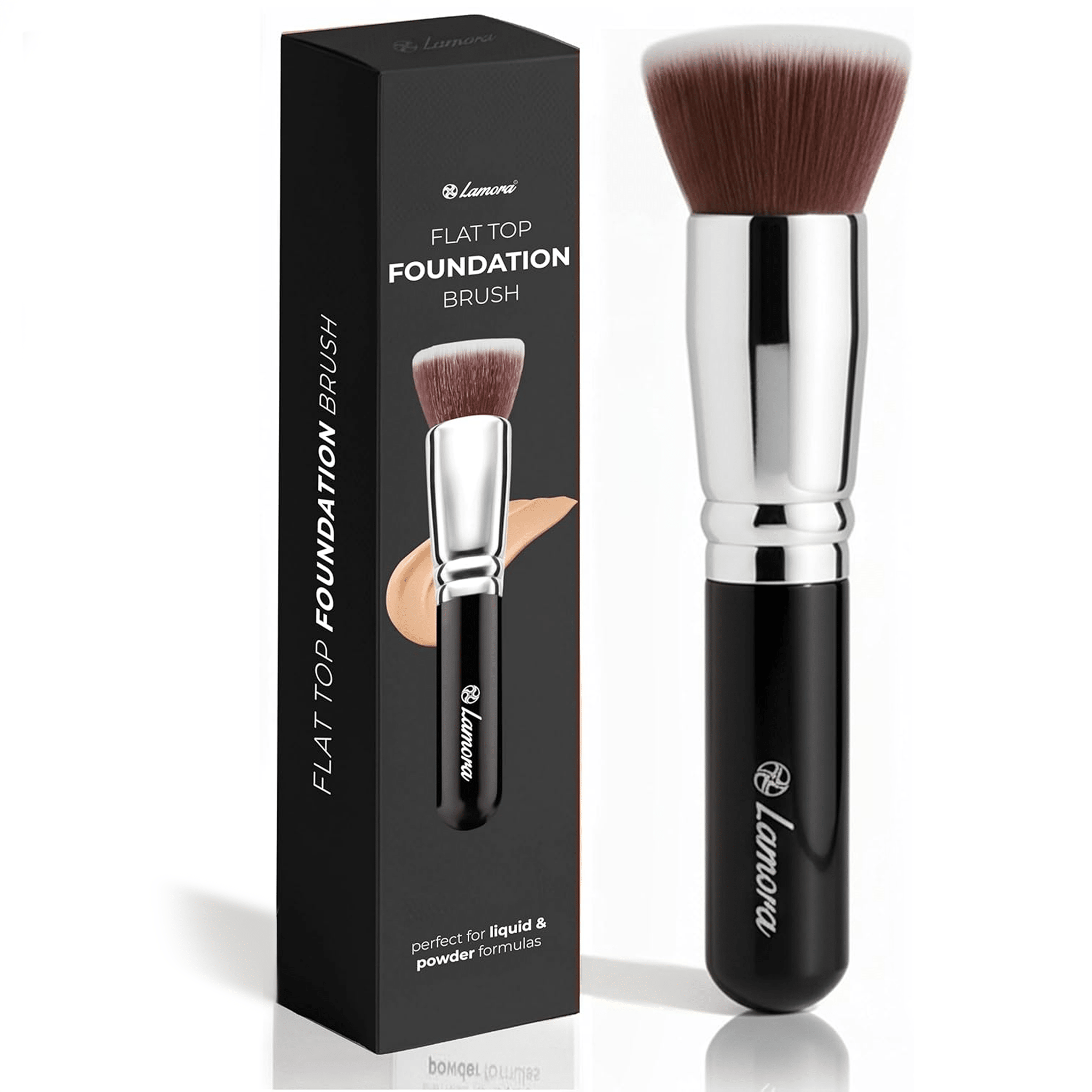 Foundation Brush Black - Lamora Beauty