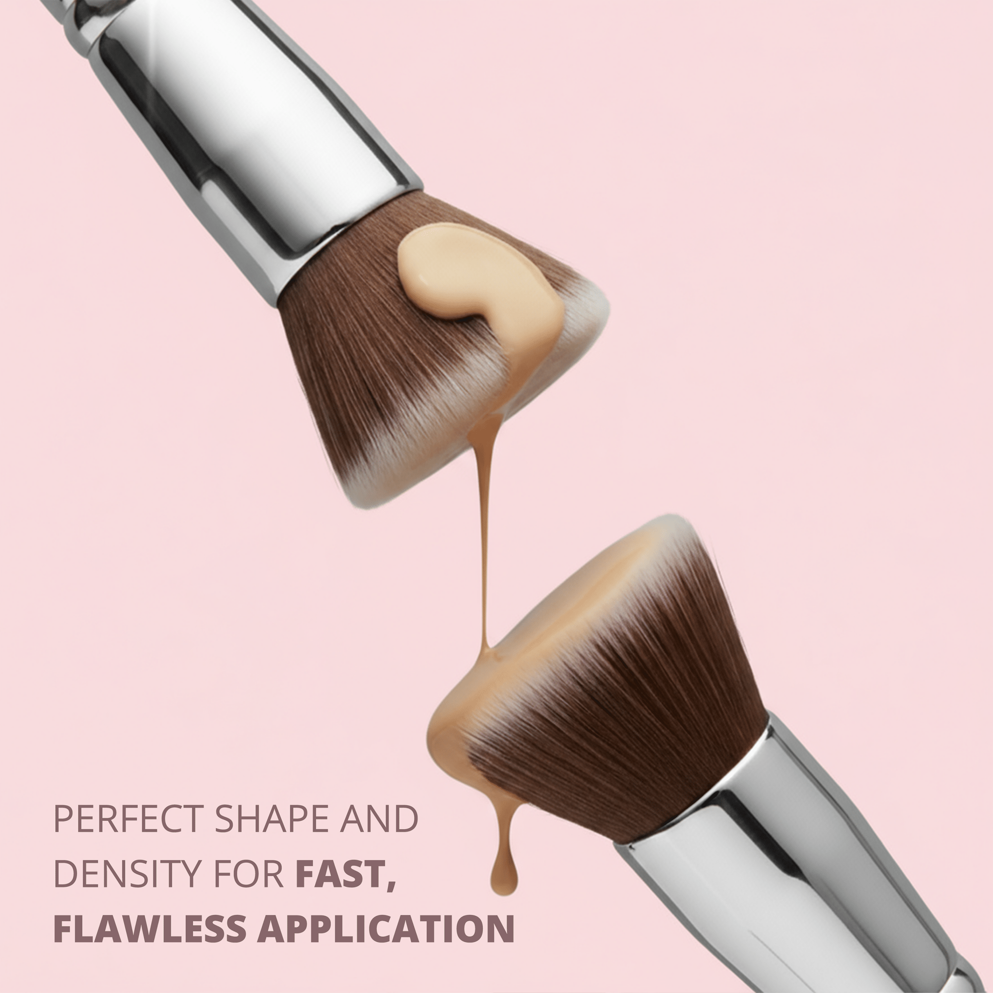Foundation Brush Pink - Lamora Beauty