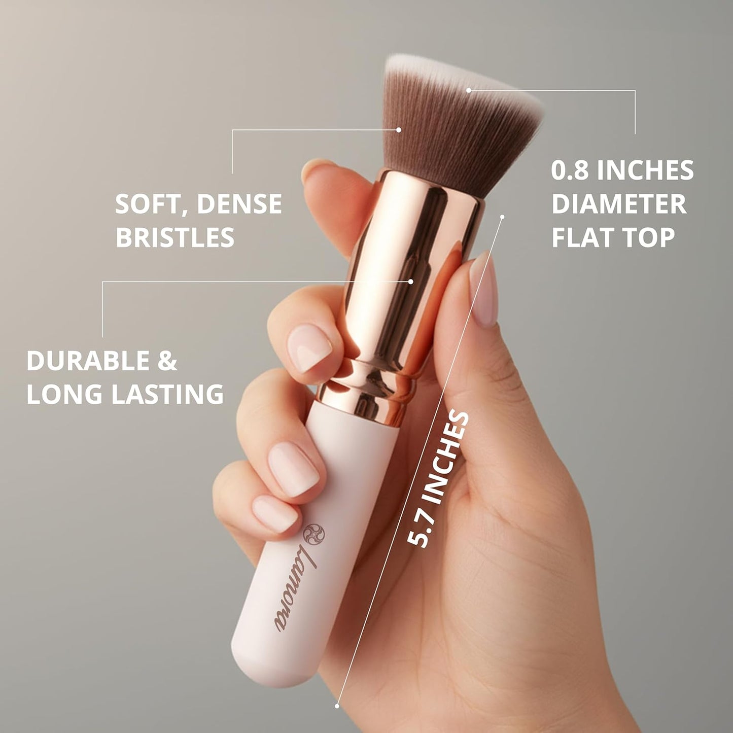 Foundation Brush Rose - Lamora Beauty