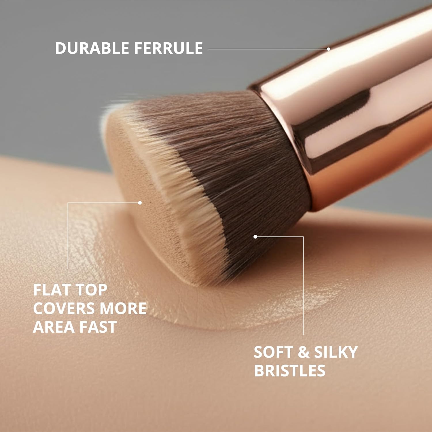 Foundation Brush Rose - Lamora Beauty