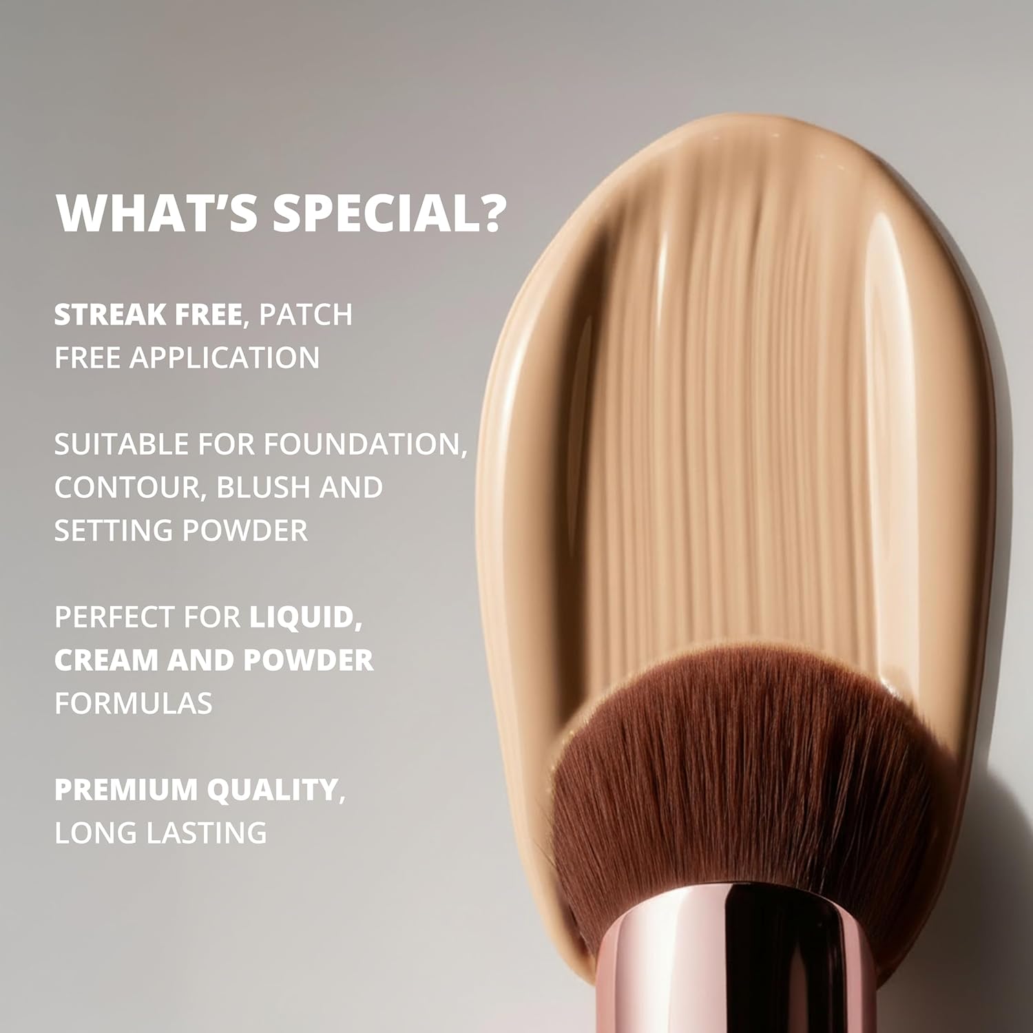 Foundation Brush Rose - Lamora Beauty