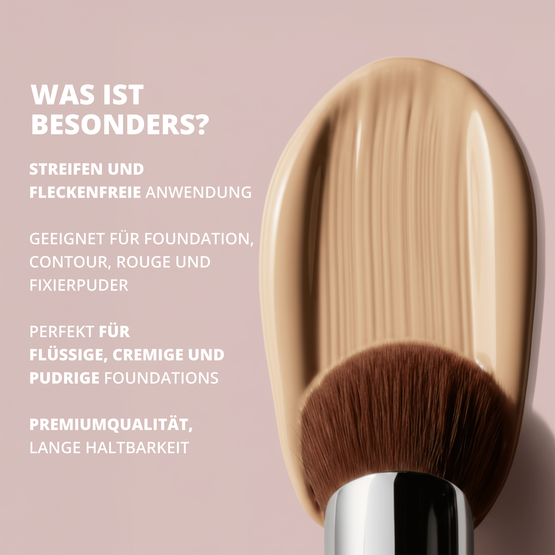 Foundation Kabuki Pinsel - Lamora Beauty