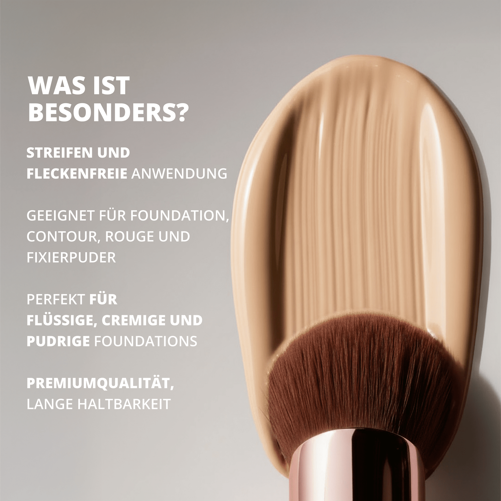 Foundation Kabuki Pinsel - Lamora Beauty