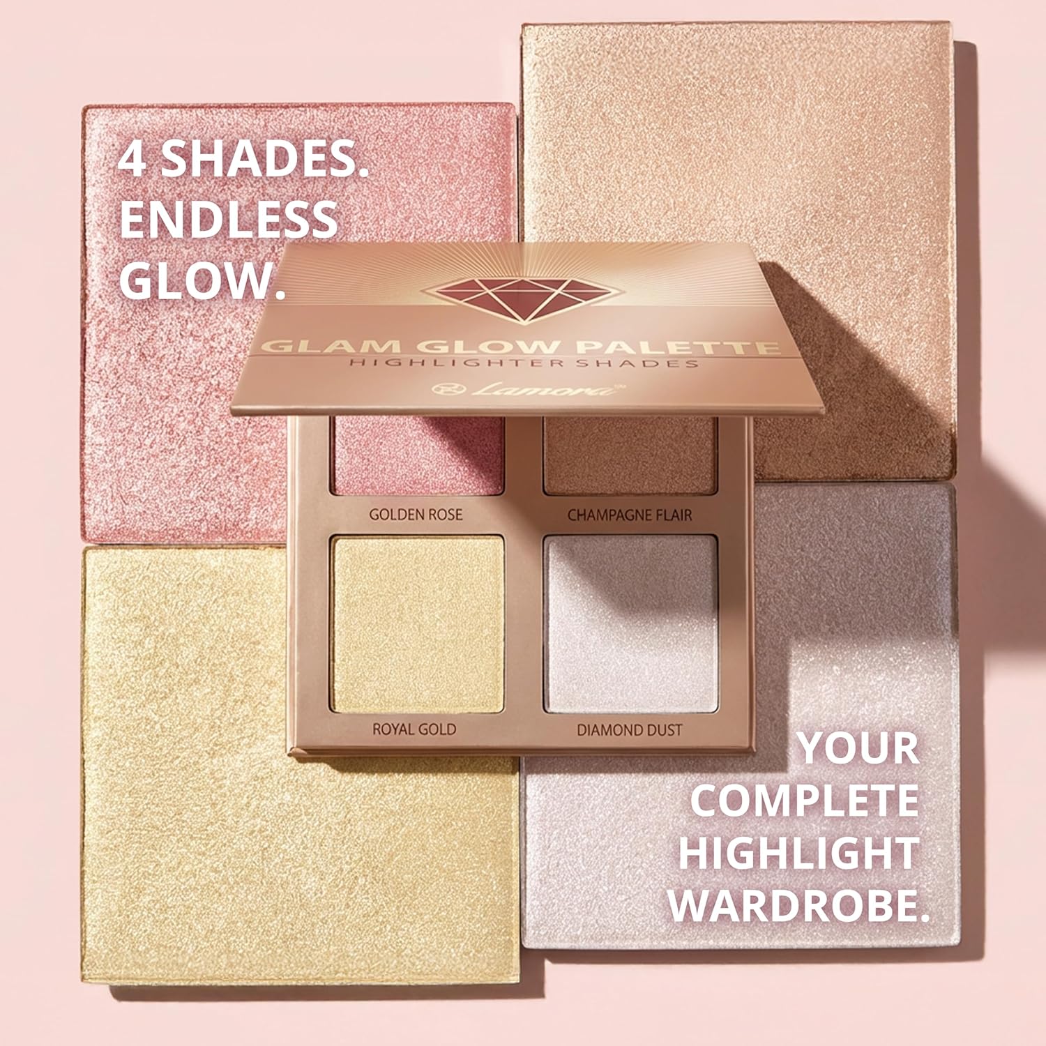 Highlighter Palette - Lamora Beauty
