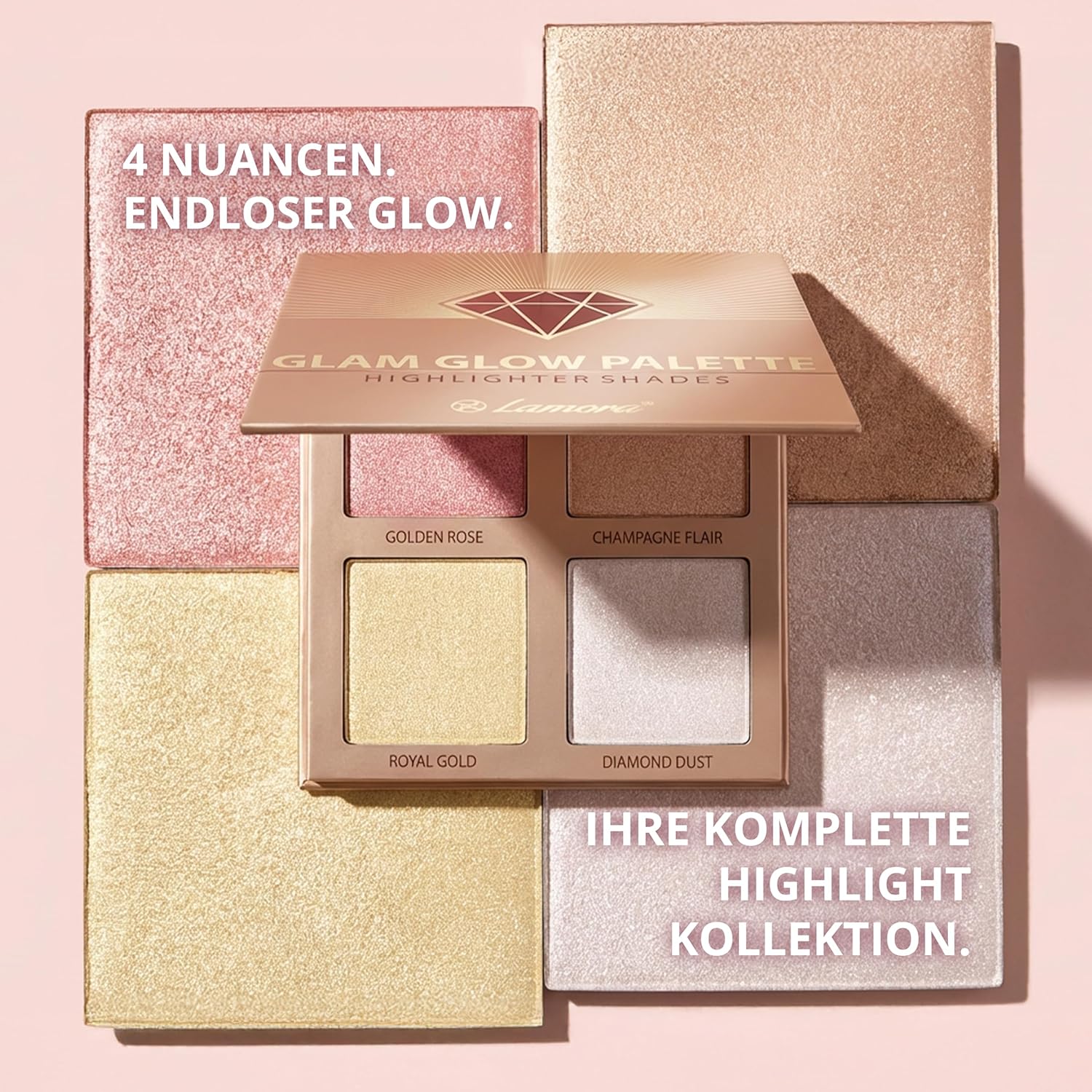 Highlighter Palette - Lamora Beauty