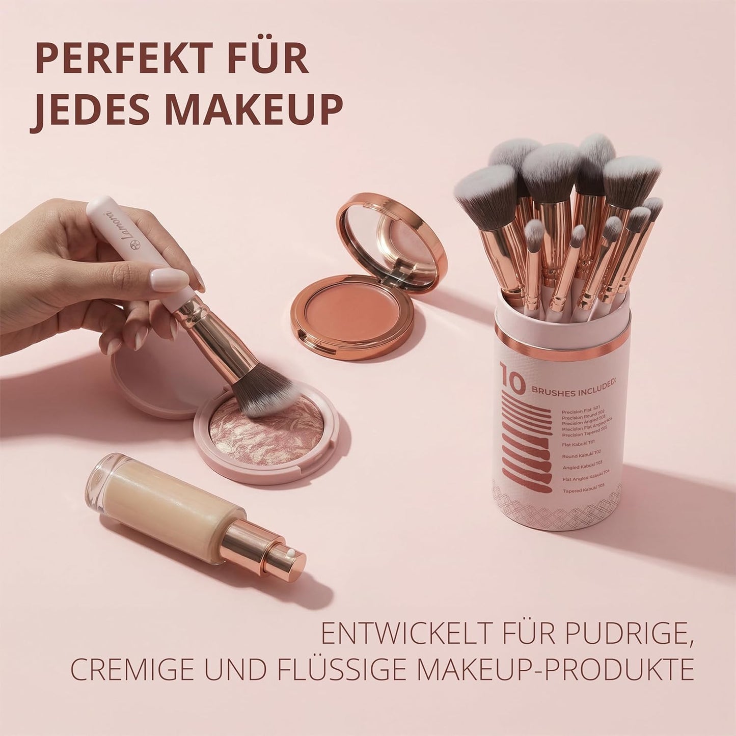 Kabuki Pinselset - Lamora Beauty