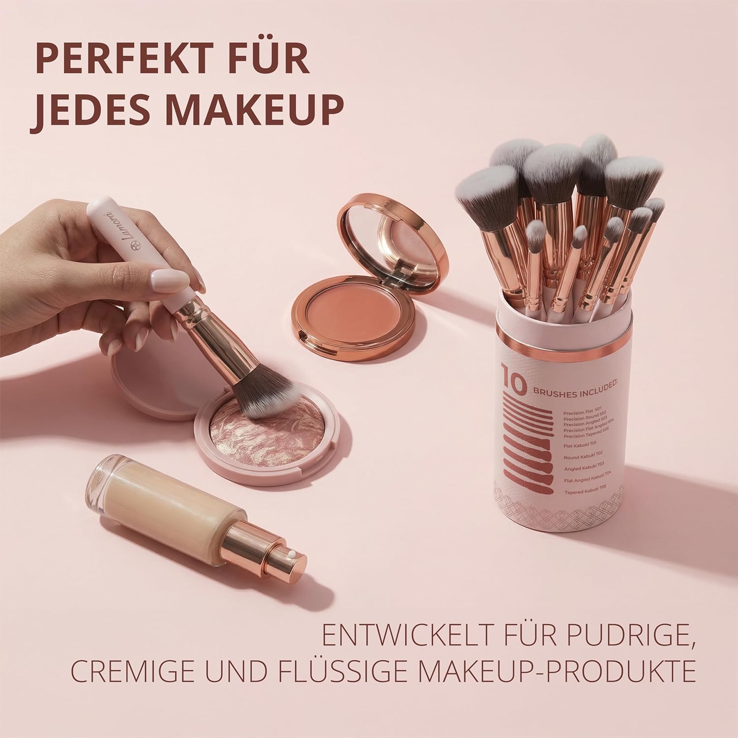 Kabuki Pinselset - Lamora Beauty