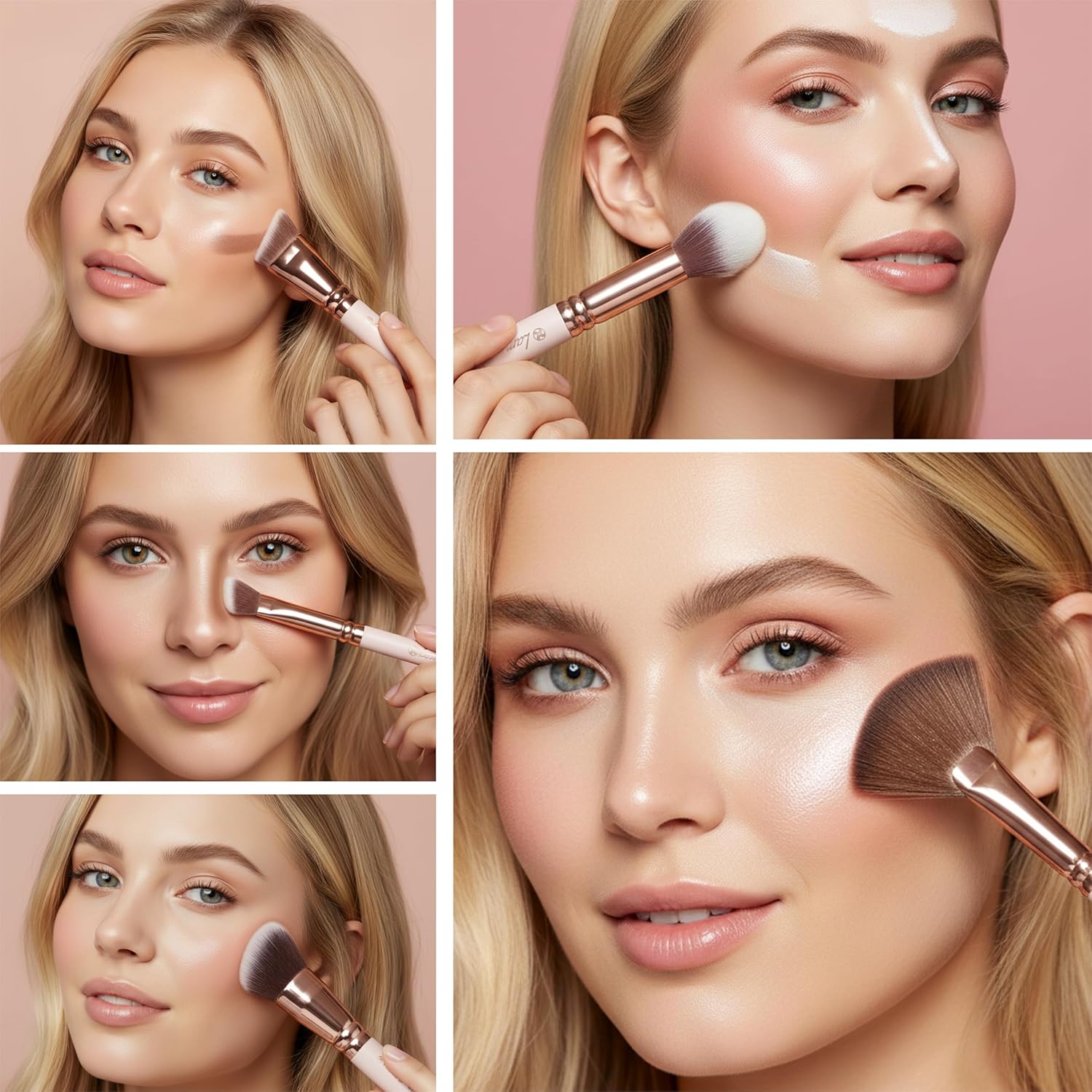 Kontur Pinselset - Lamora Beauty