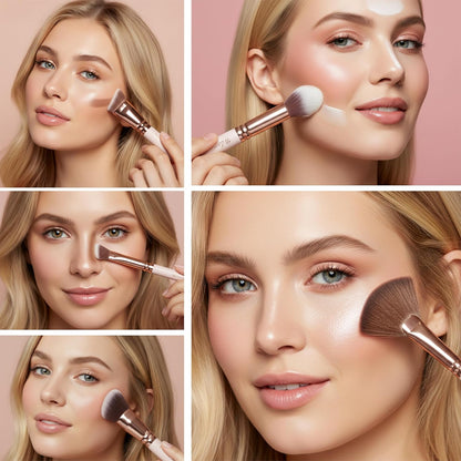 Kontur Pinselset - Lamora Beauty