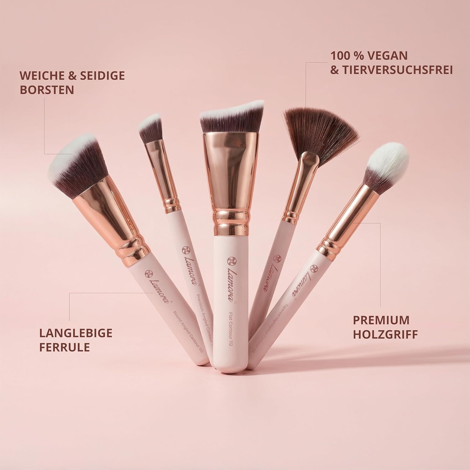 Kontur Pinselset - Lamora Beauty