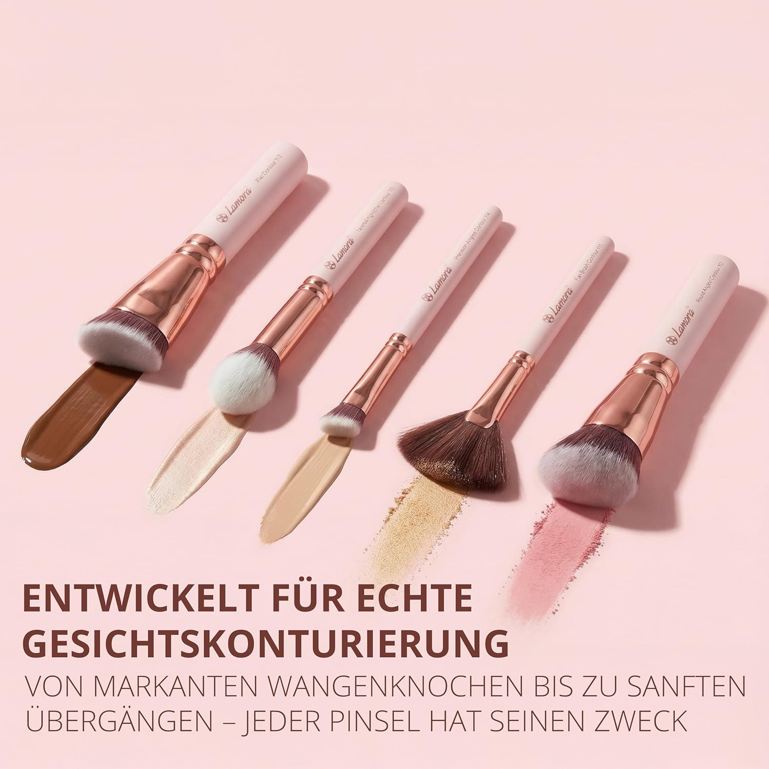 Kontur Pinselset - Lamora Beauty