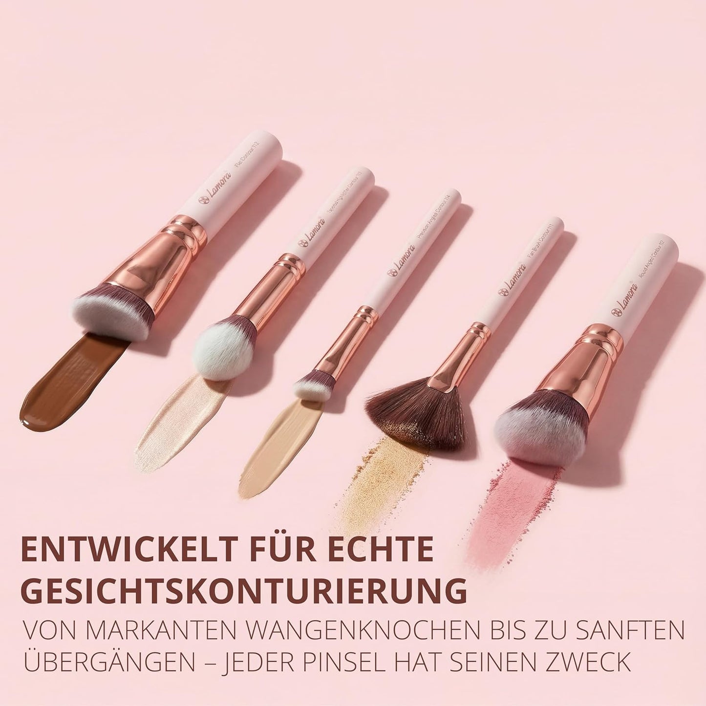 Kontur Pinselset - Lamora Beauty