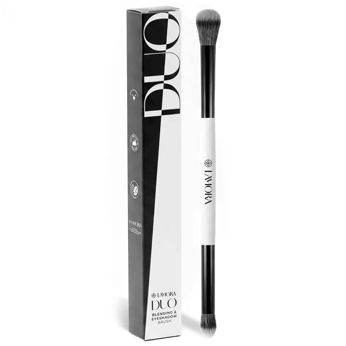 Blending & Eyeshadow Duo Brush - Lamora Beauty