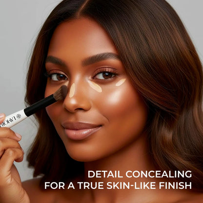 Blush & Concealer Duo Brush - Lamora Beauty