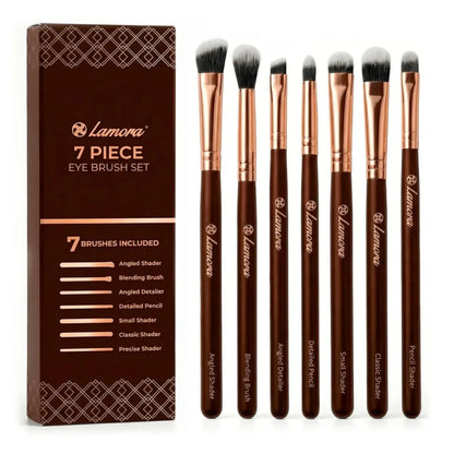 Eyeshadow Brush Set Rose - Lamora Beauty