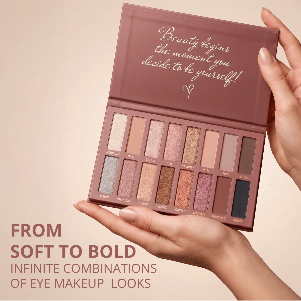 Eyeshadow Palette Au Naturel - Lamora Beauty