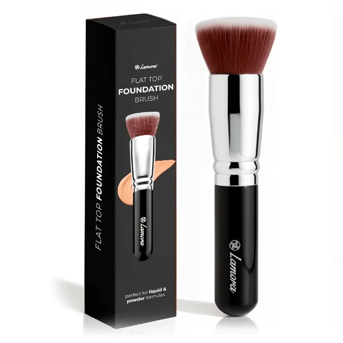 Foundation Brush Black - Lamora Beauty