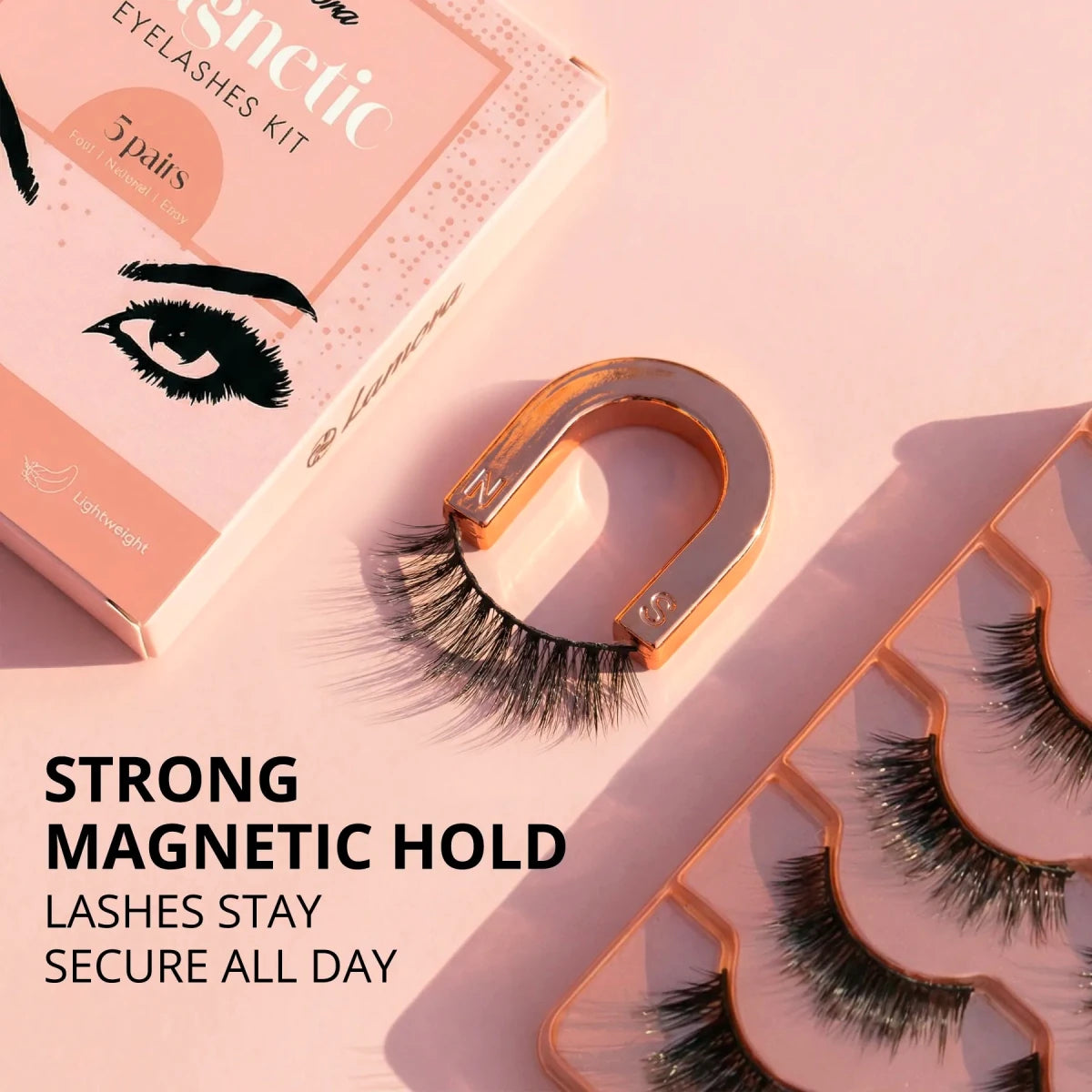 Magnetic Eyelashes Set - Lamora Beauty