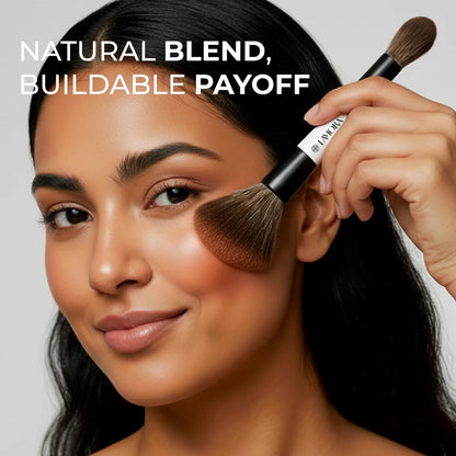 Powder & Bronzer Duo Brush - Lamora Beauty