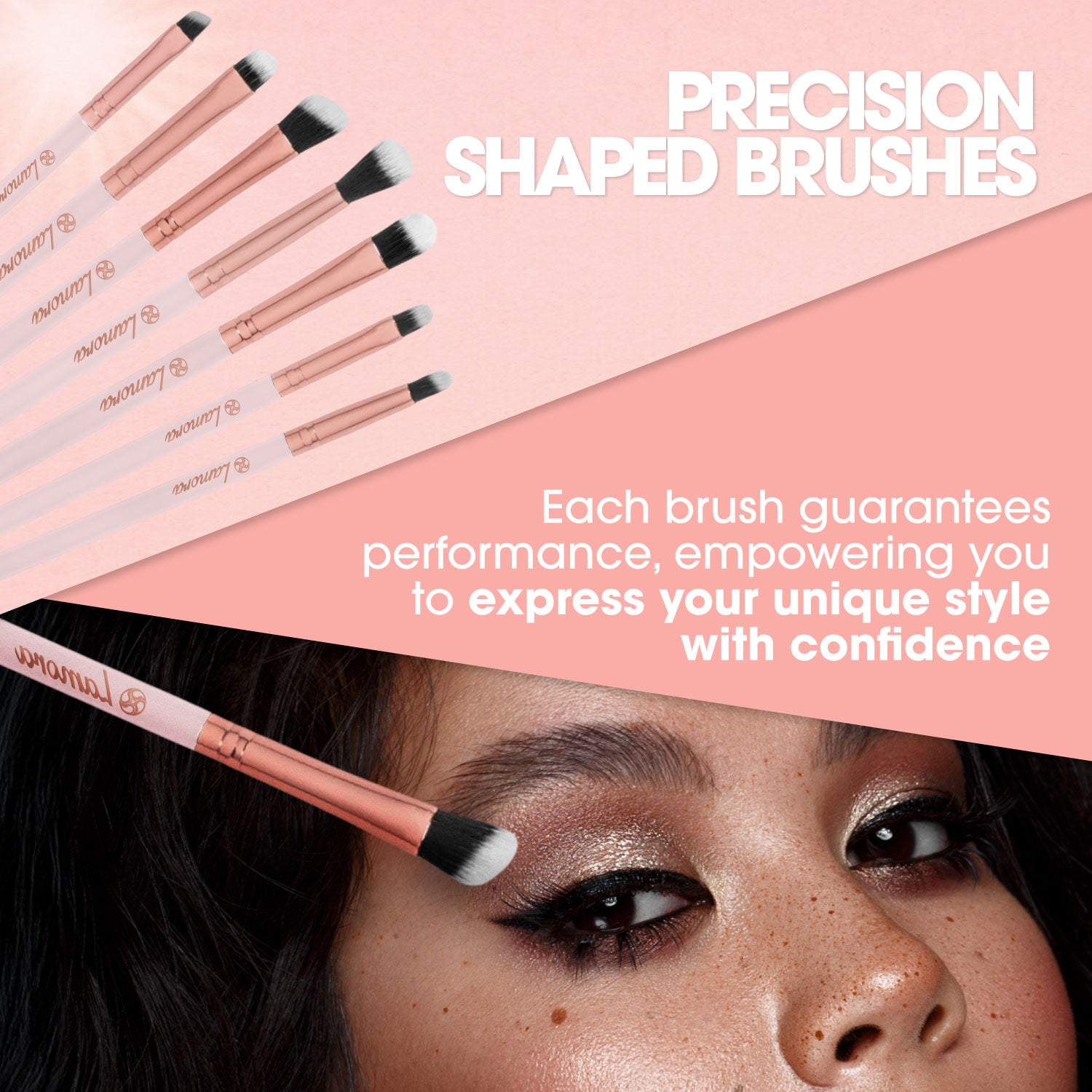 Eyeshadow Brush Set Rose Gold UK
