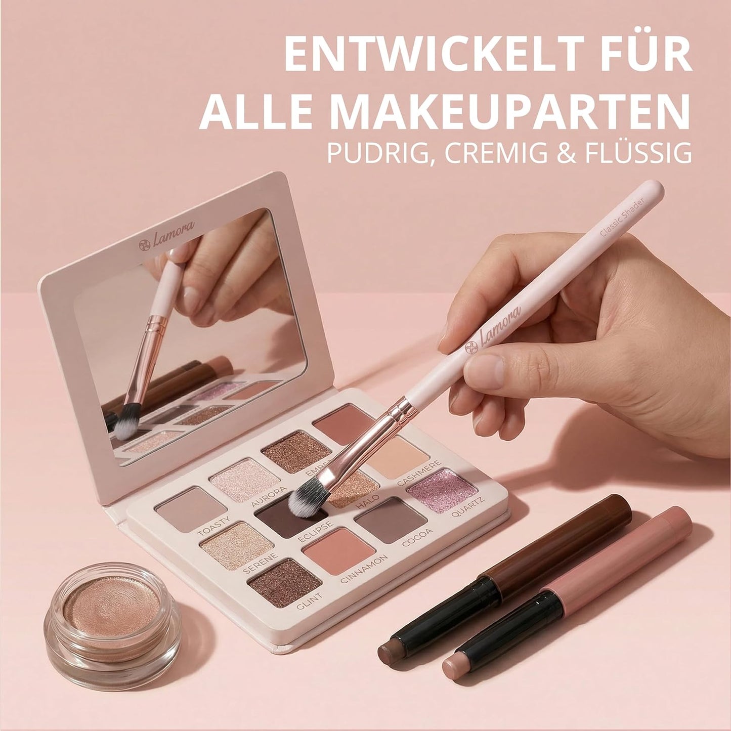 Lidschatten Pinselset - Lamora Beauty