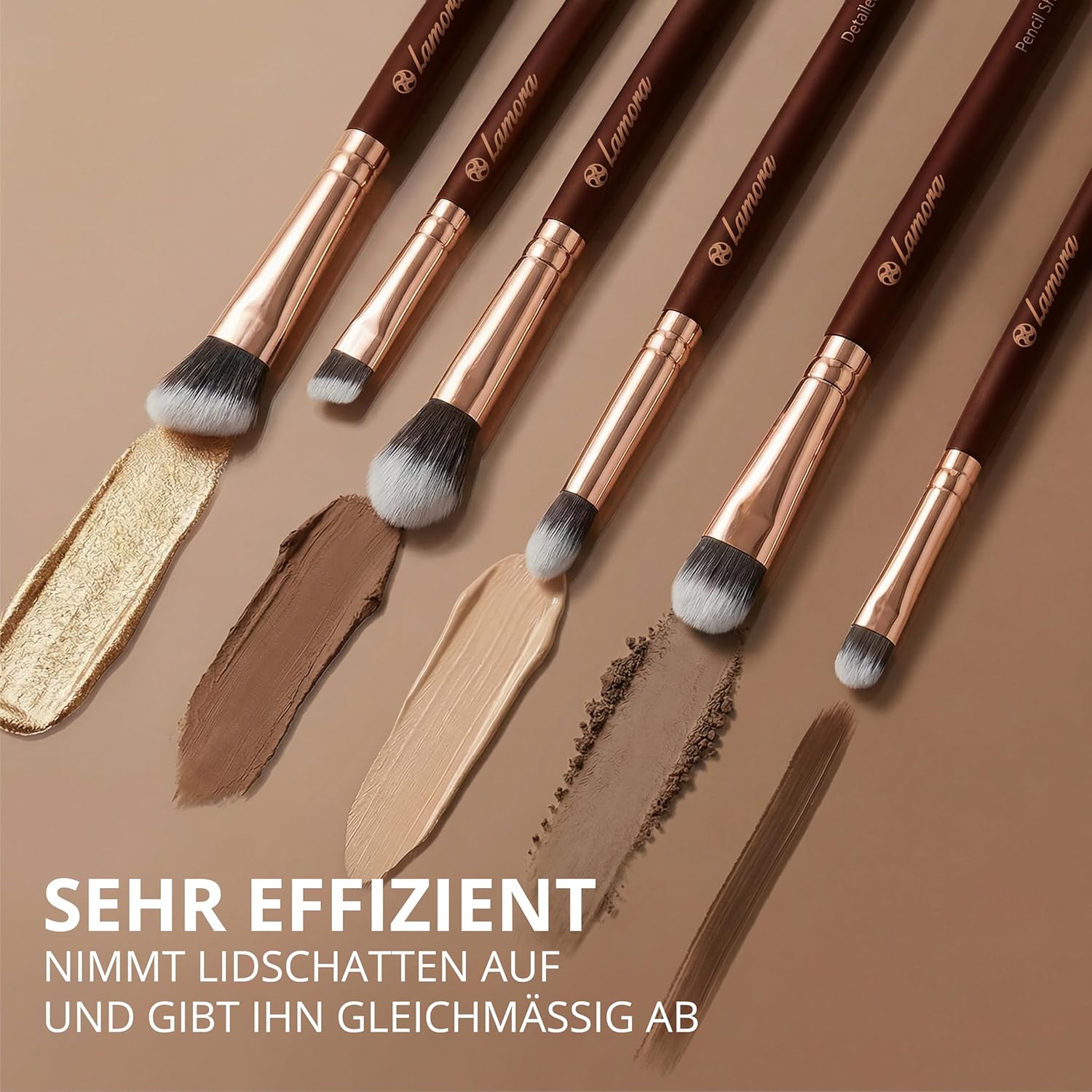 Lidschatten Pinselset - Lamora Beauty