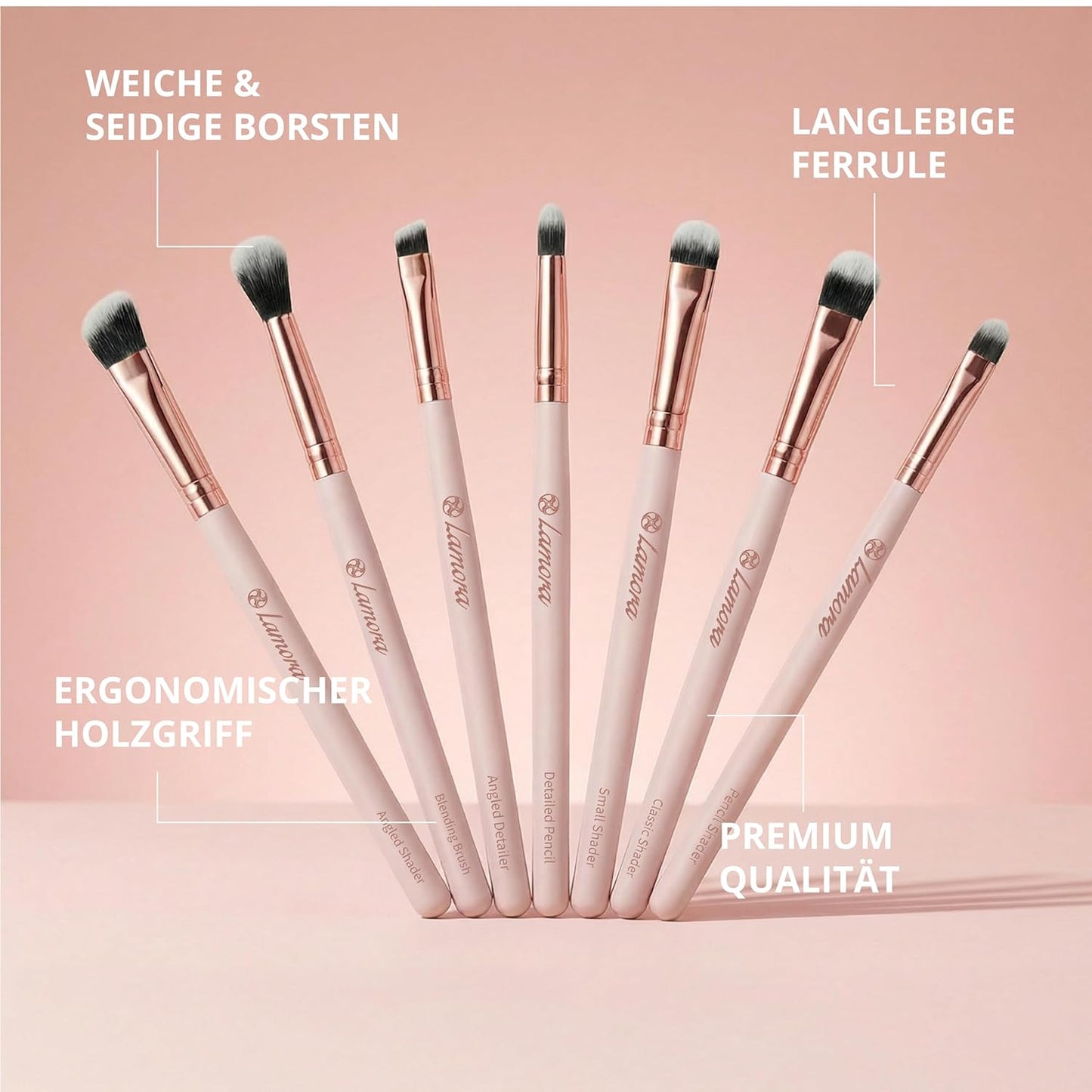 Lidschatten Pinselset - Lamora Beauty