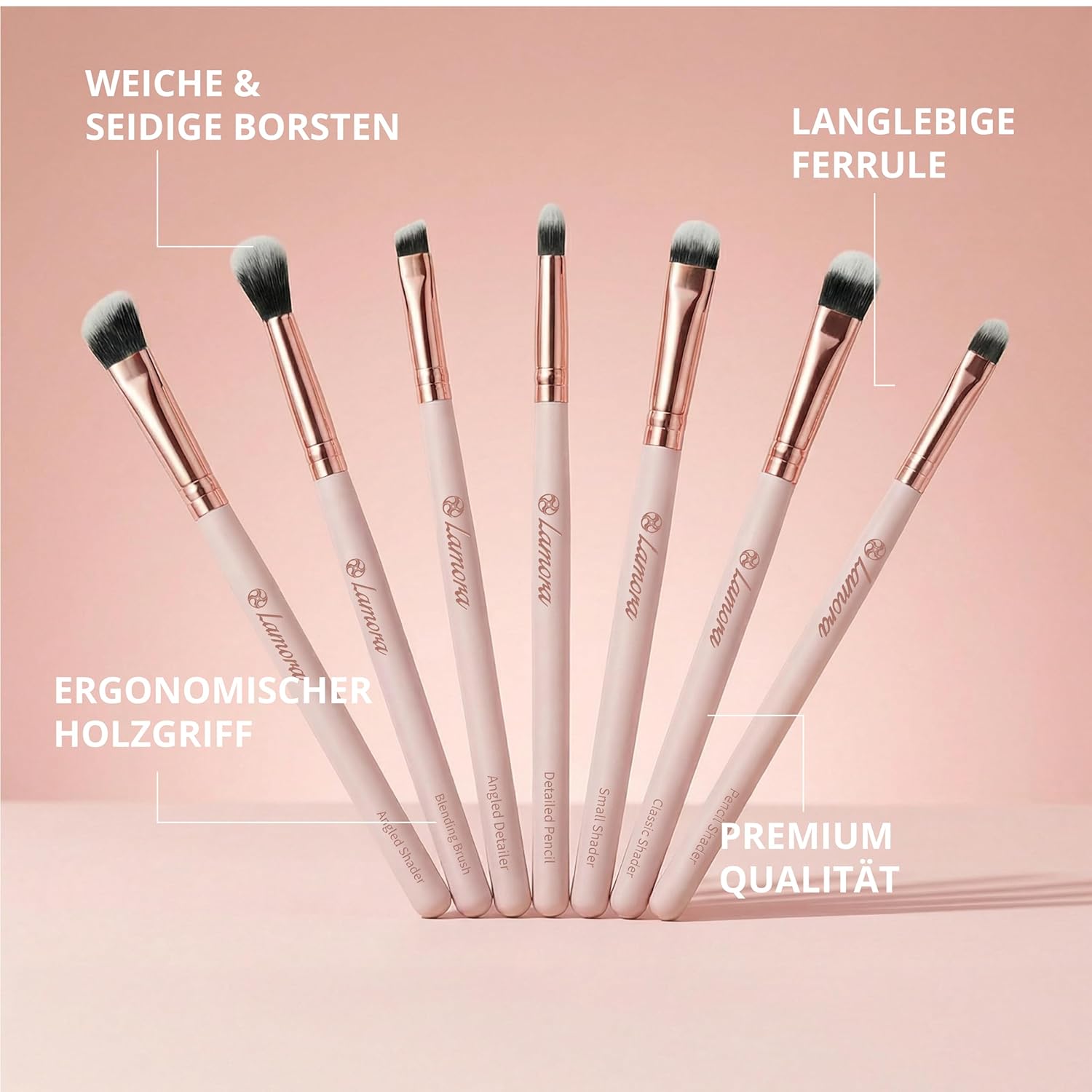 Lidschatten Pinselset - Lamora Beauty