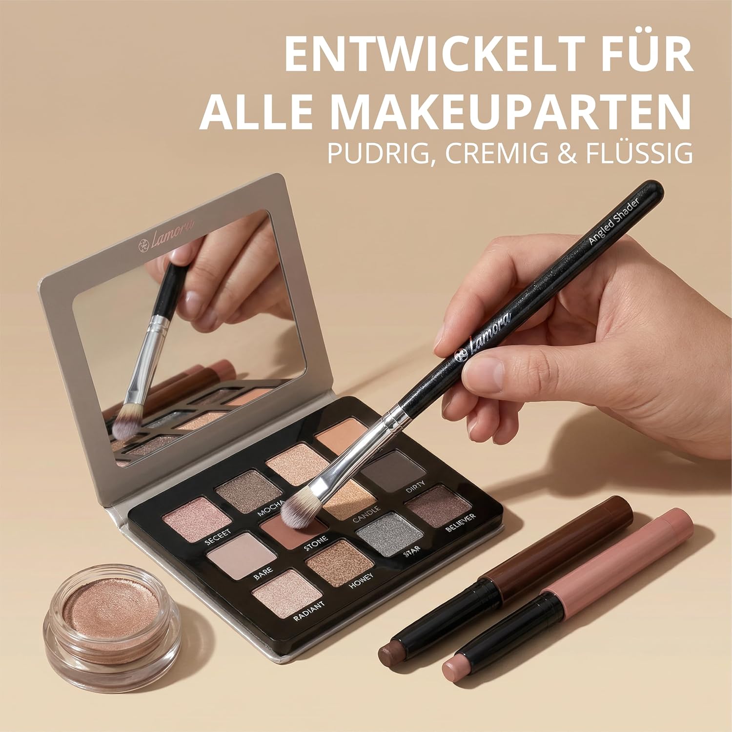 Lidschatten Pinselset - Lamora Beauty