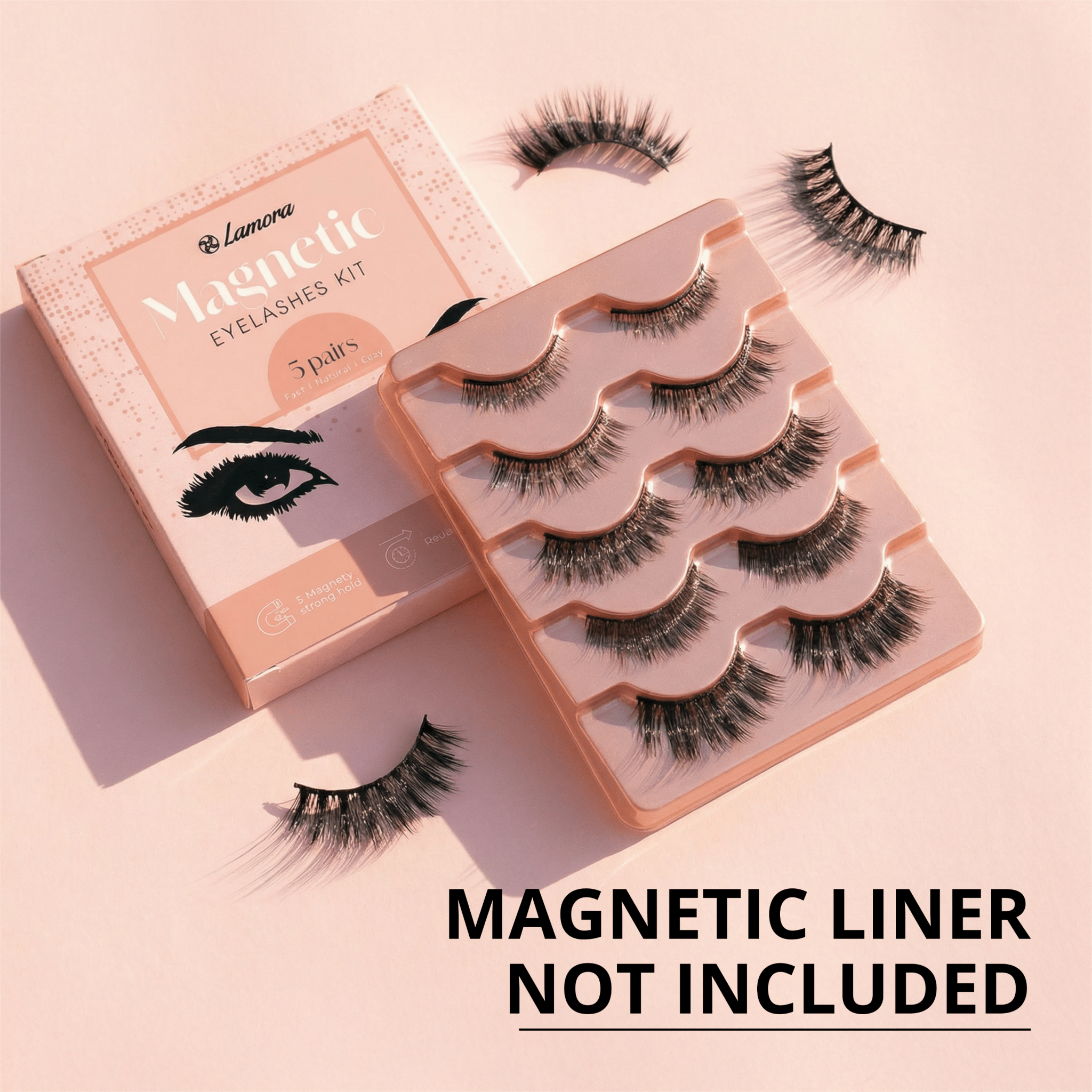 Magnetic Eyelashes Set - Lamora Beauty