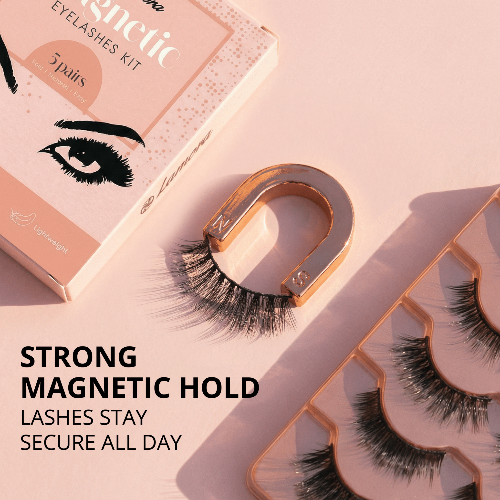 Magnetic Eyelashes Set - Lamora Beauty