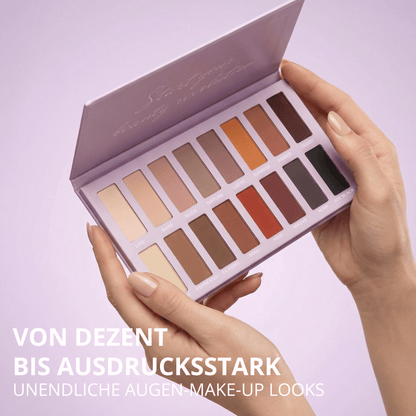 Matte Lidschatten Palette - Lamora Beauty