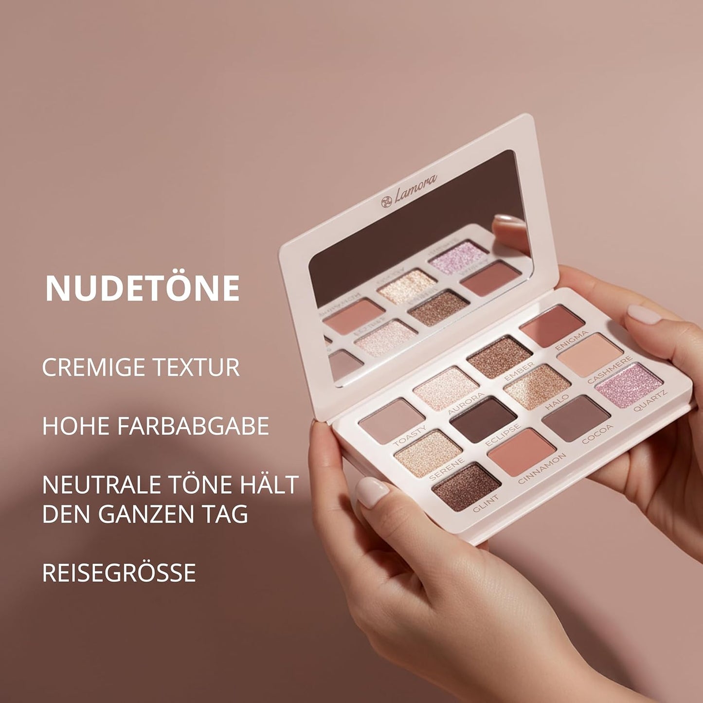 Nude Lidschatten Palette - Lamora Beauty