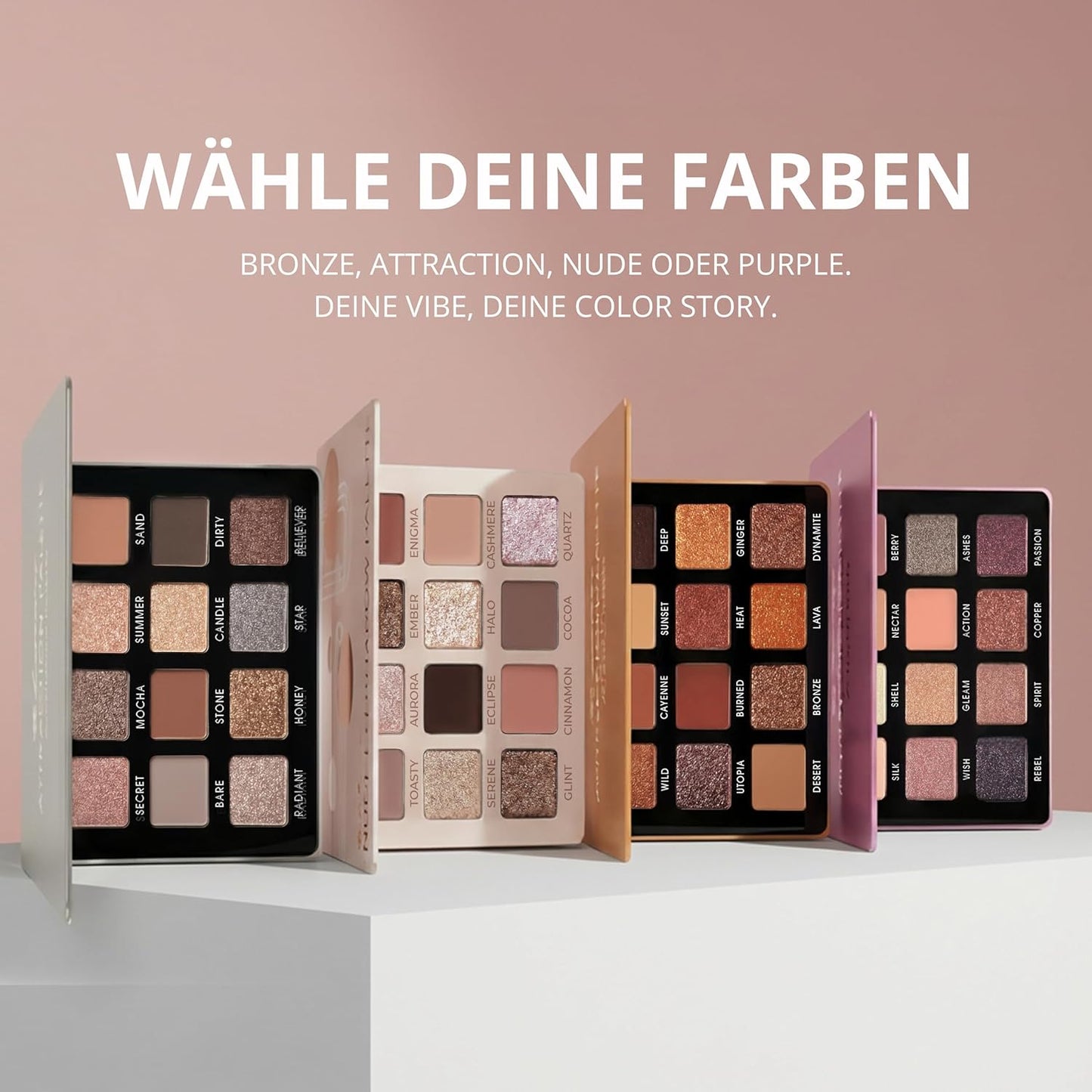 Nude Lidschatten Palette - Lamora Beauty