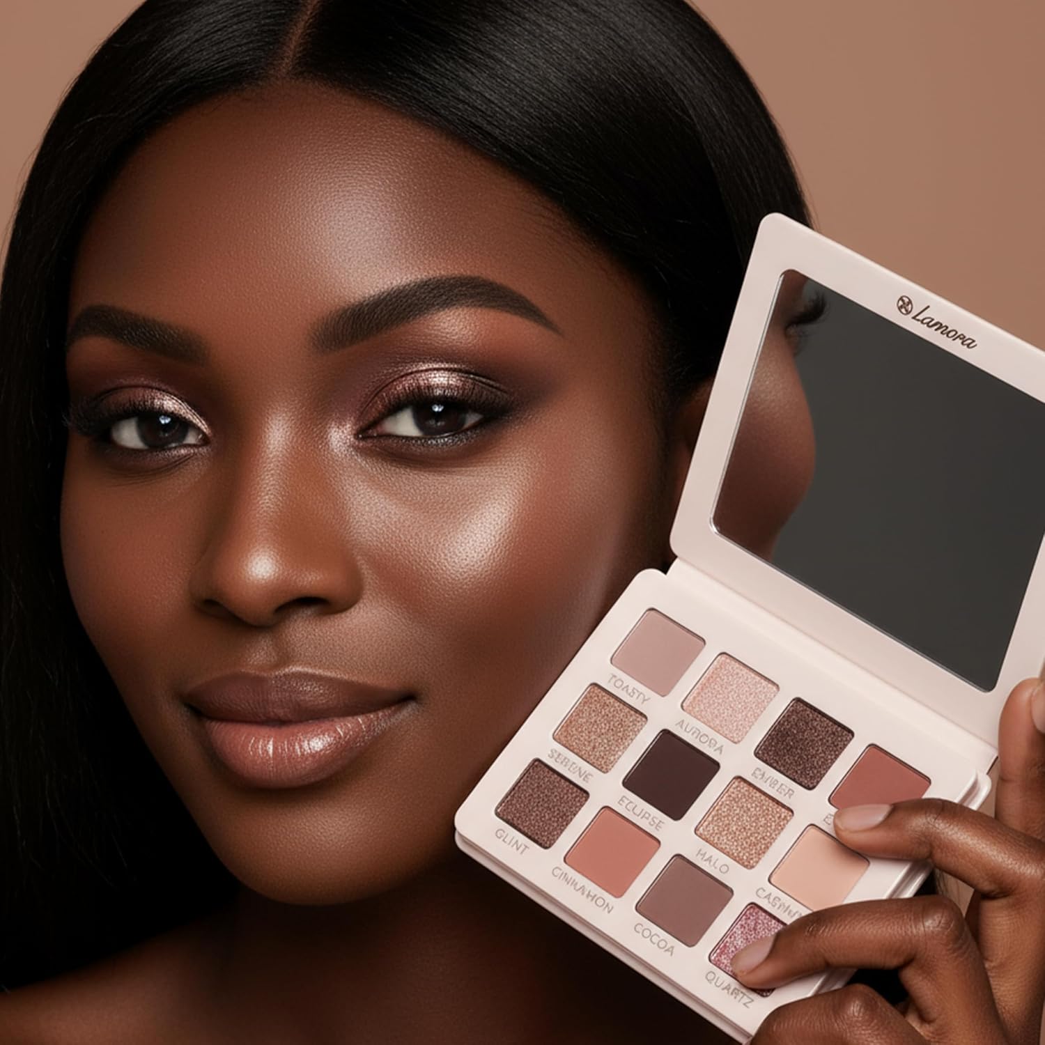 Nude Lidschatten Palette - Lamora Beauty