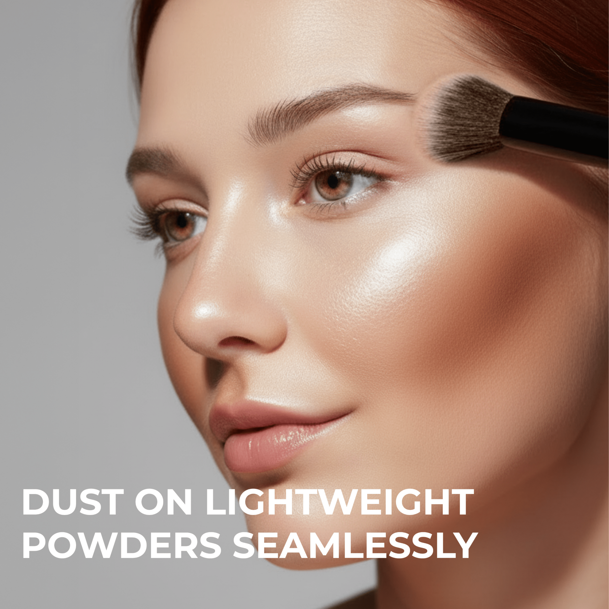Powder & Bronzer Duo Brush - Lamora Beauty