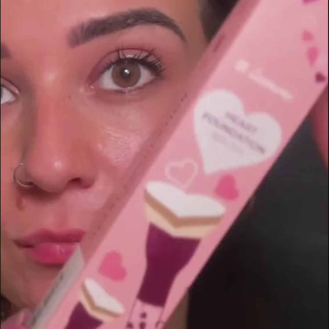 Foundation Brush Heart Pink