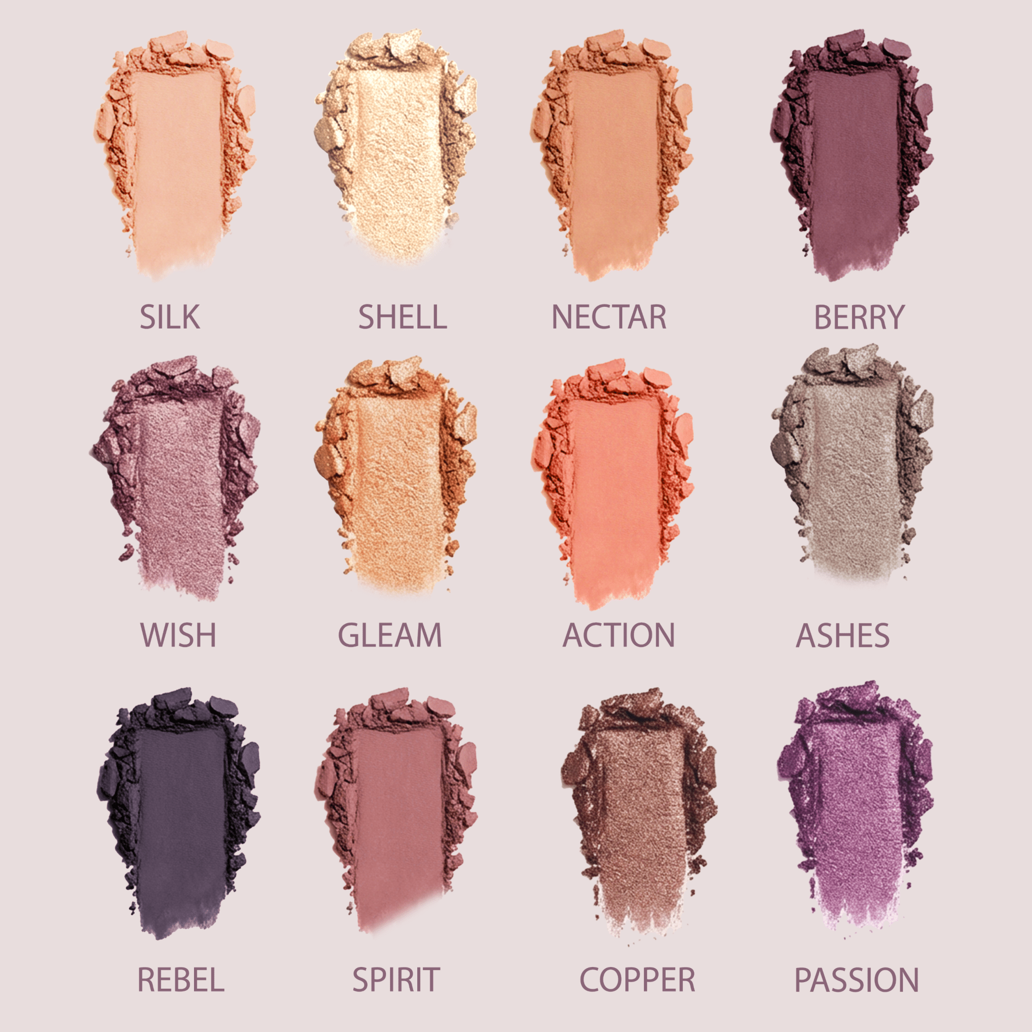 Purple Lidschatten Palette - Lamora Beauty