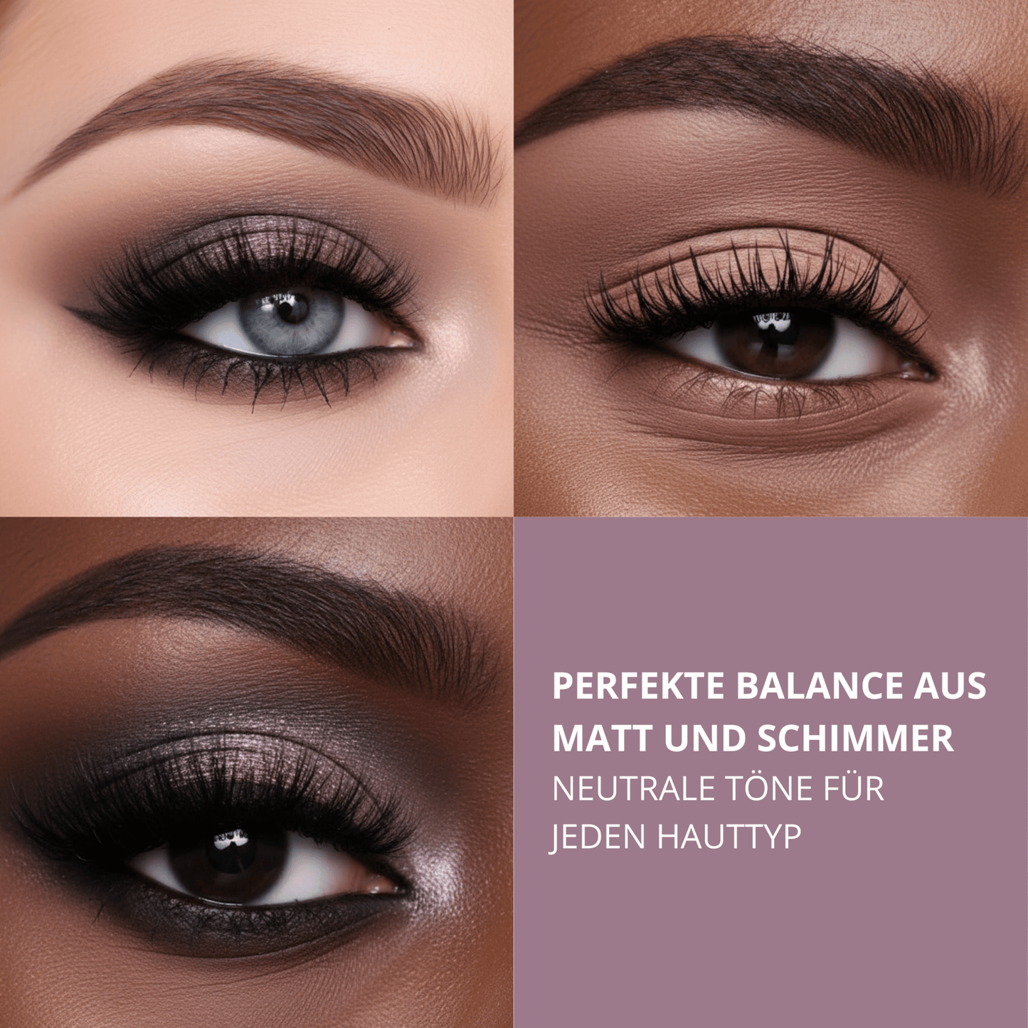 Purple Lidschatten Palette - Lamora Beauty