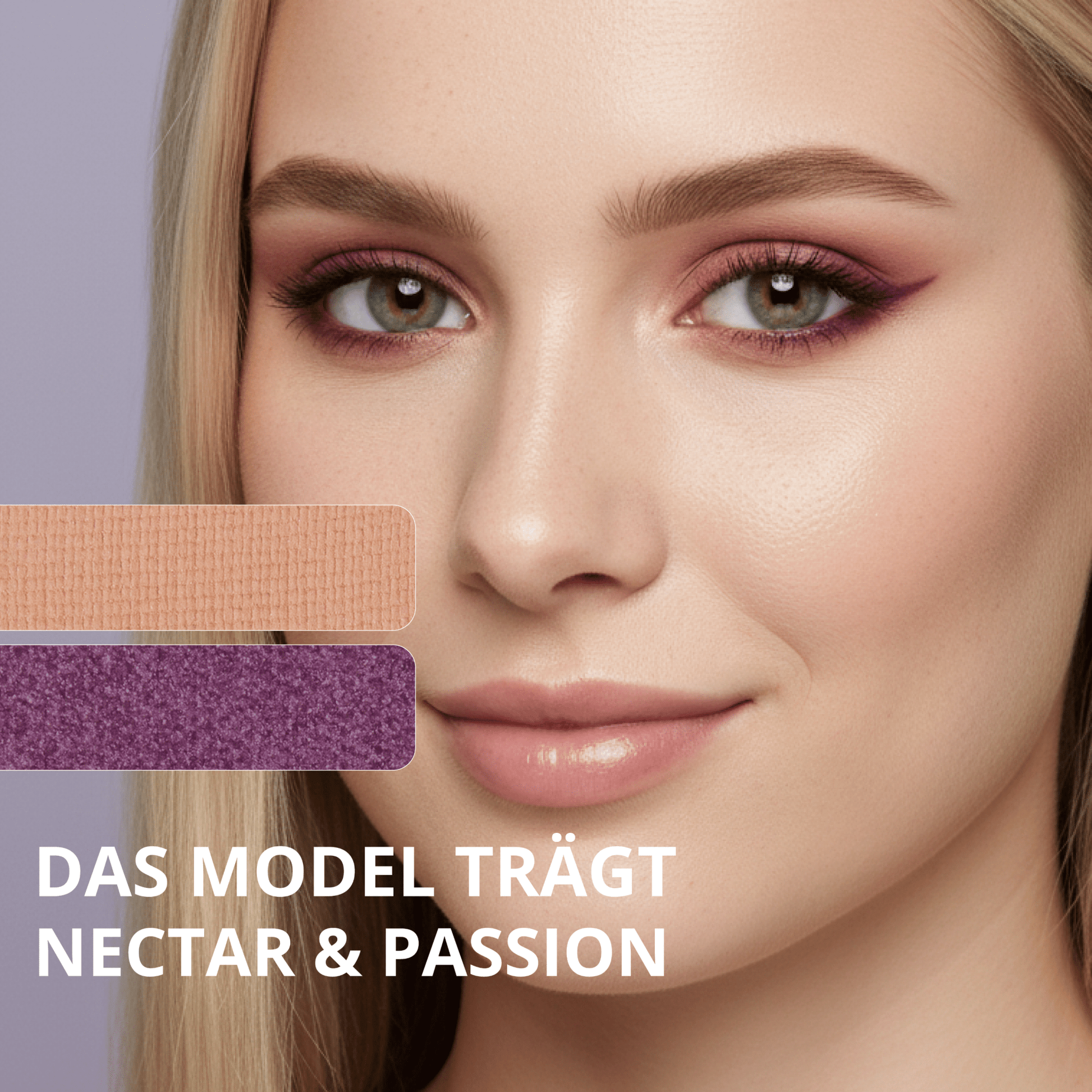 Purple Lidschatten Palette - Lamora Beauty