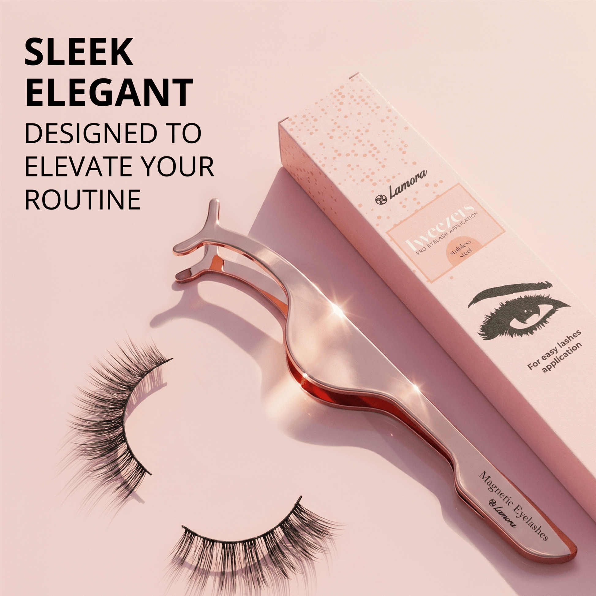 Tweezer For False Lashes - Lamora Beauty