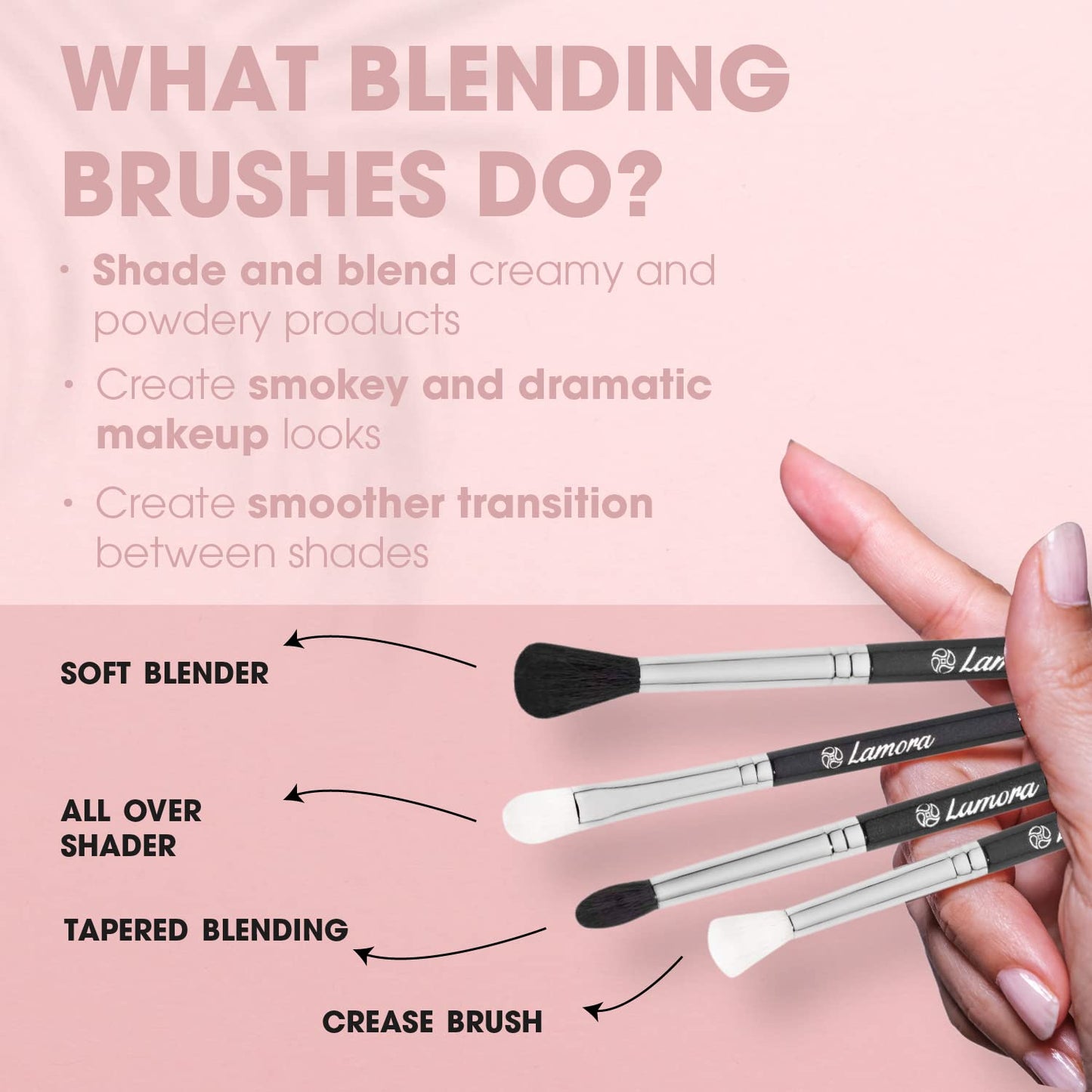Blending Pinselset - Lamora Beauty